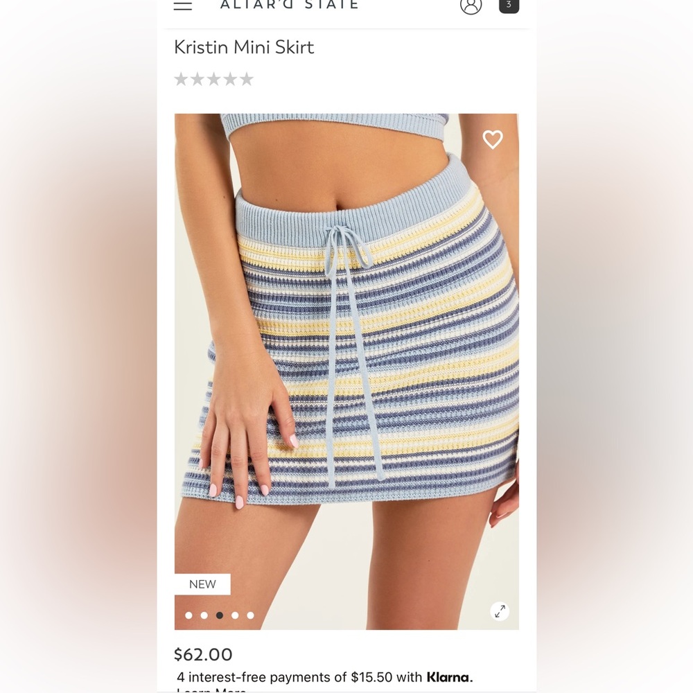 New Mini Skirt XS